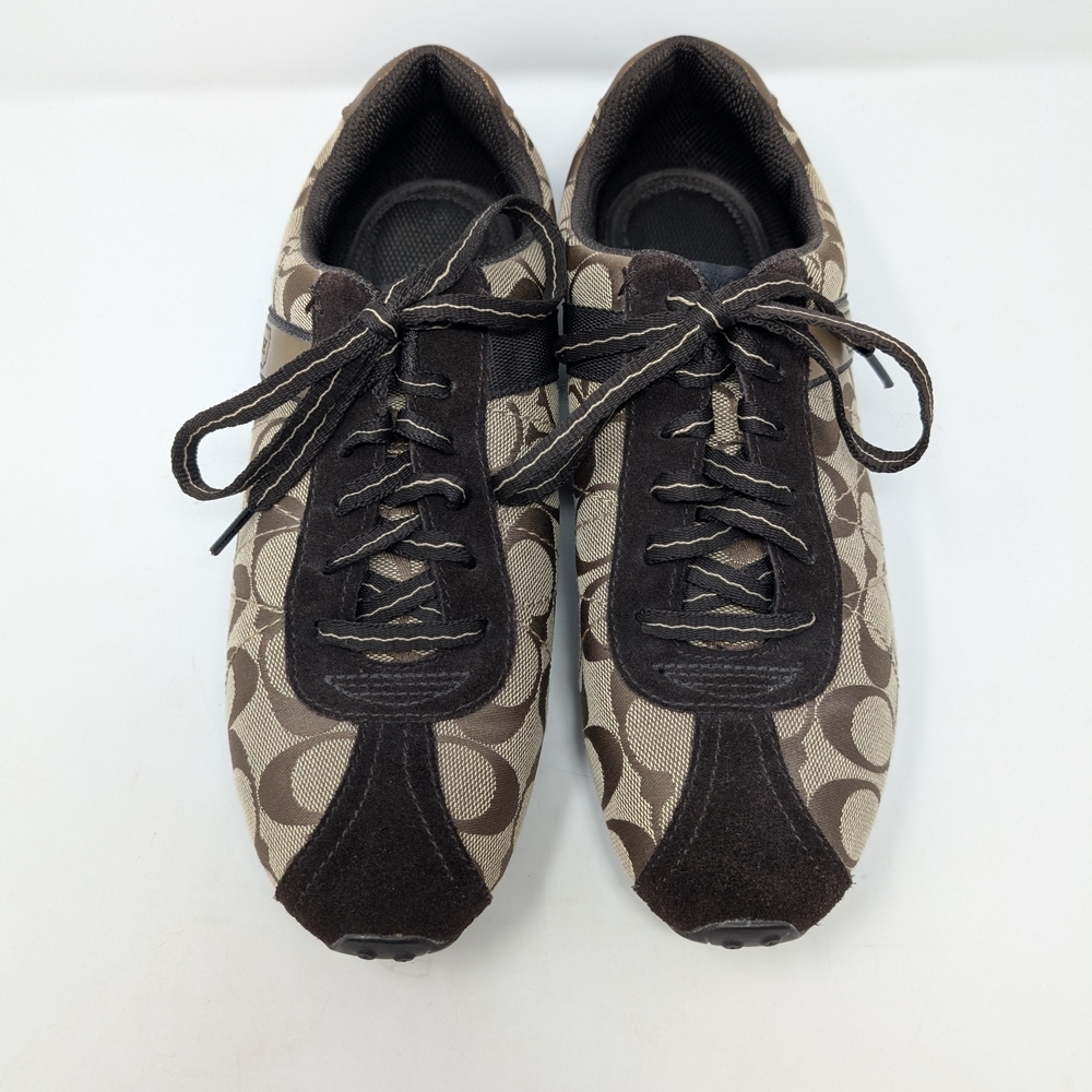 Coach Renata Logo Sneakers Brown 9.5